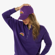 Purple Rainbow Hat (One-Size)