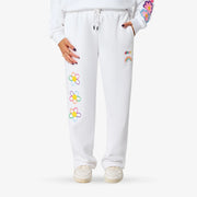 White Flower Sweatpants