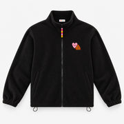Black Heart Polar Fleece Jacket
