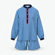Checked Out Shorts Set