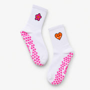 Flower Love Grip Socks