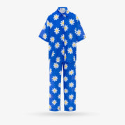 Blue Daisy Pants Set