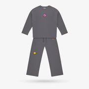 Grey Puff Pants Set