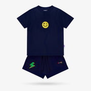 Kids Navy Smiley Set