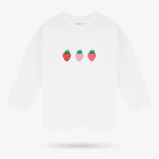 Kids Strawberries Long Sleeve T-Shirt