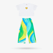 Ocean Rainbow Pants Set
