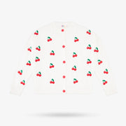 White Cherry Cardigan