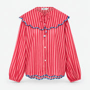 Berry Stripe Pants Set