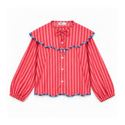 Berry Stripe Pants Set