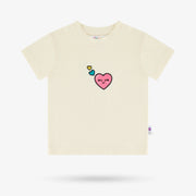 Kids Cream Hearts Set