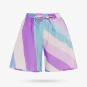 Blue Rainbow Shorts Set