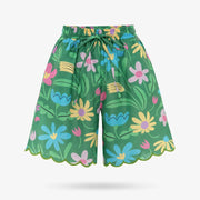 Green Jungle Shorts Set