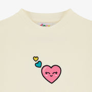 Kids Cream Hearts Set