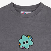 Kids Grey Puff Set