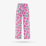 Pink Flower Pants Set