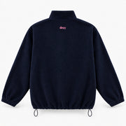 Navy Smiley Polar Fleece Jacket