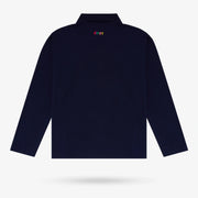 Navy Smiley Polo Pants Set