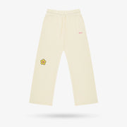 Cream Hearts Pants Set