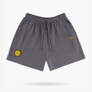 Grey Puff Shorts Set
