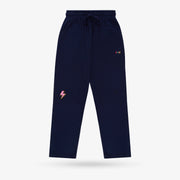 Navy Smiley Polo Pants Set
