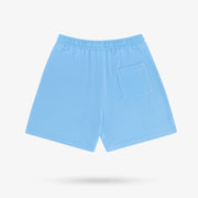 Blue Flowers Polo Shorts Set