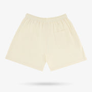 Cream Hearts Shorts Set